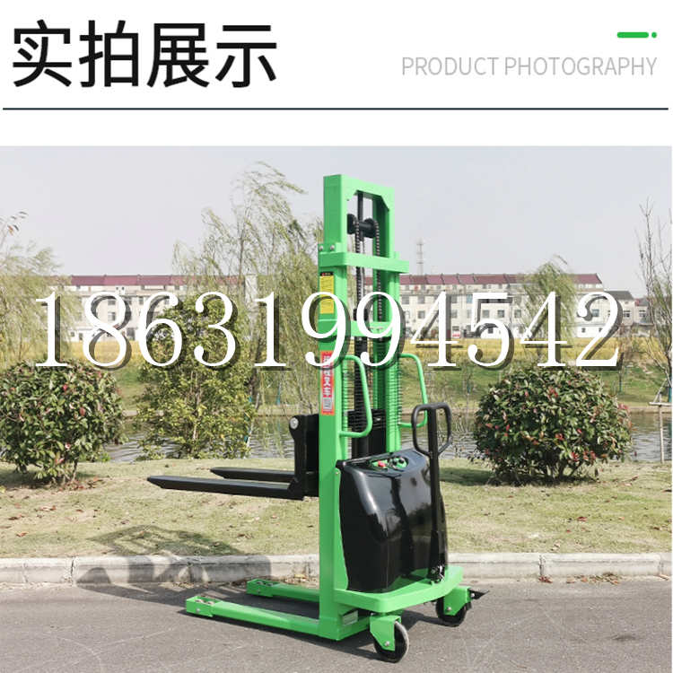 红古区电动叉车堆高车液压铲车电瓶1吨2吨站驾步行式小型全自动叉车